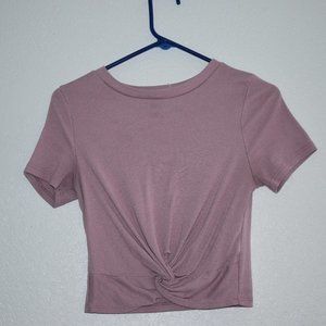lavender crop top